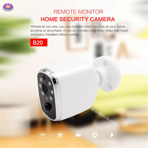 B20 WiFi Camera 720P Home Security Surveillance Monitor Network Camera Night Vision Two-way Intercom Camera Made In China Factory
