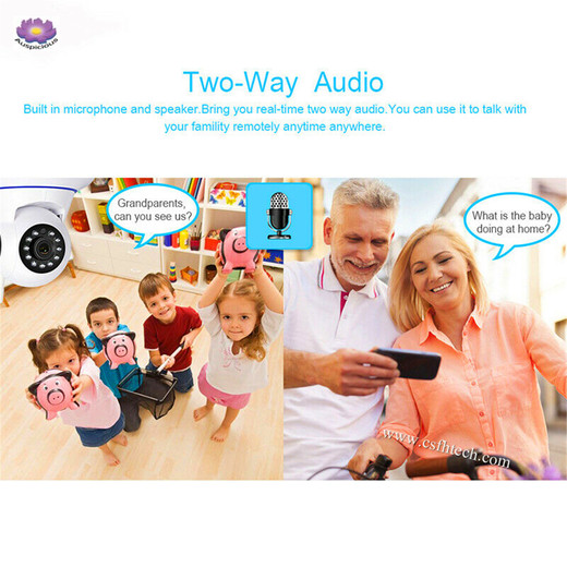 High Quality Wireless 720P HD WiFi CCTV Security IP Camera Pan Tilt Baby Monitor /Memory Card Made In China