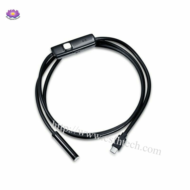 2019 The Best Quality5.50mm,7.00mm,8.00mm 1~10m Wire Endoscope Camera Flexible IP67 Waterproof Inspection Borescope Camera for Android PC Notebook 6LEDs Adjustable Made In China Factory