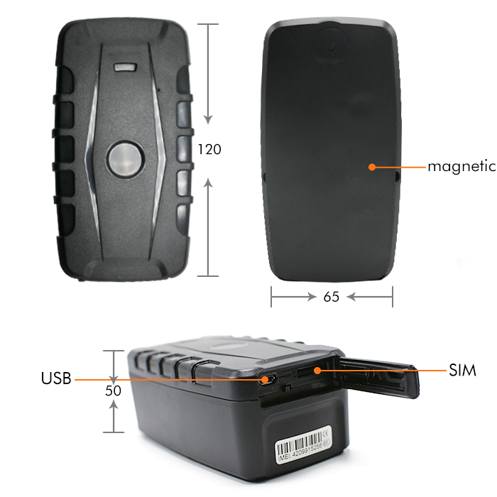 3G GPS Tracker LK209C 20000mAh Vehicle Car Tracker Locator Waterproof Voice Monitor for Container cargo asset tracking