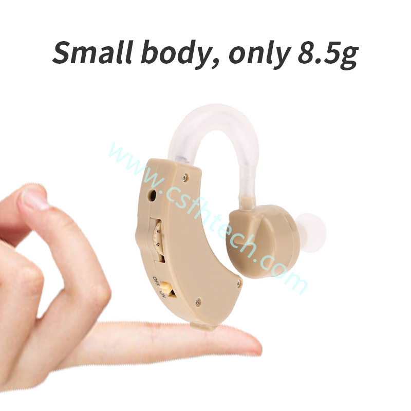 Csfhtech  Hearing Aid Ear for Deafness Sound Amplifier Adjustable Hearing Aids Portable Super Ear Hearing Amplifier for the Elderly