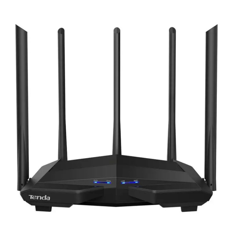 Csfhtech New Tenda AC11 Gigabit Dual-Band AC1200 Wireless Router Wifi Repeater with 5*6dBi High Gain Antennas Wider Coverage, Easy setup