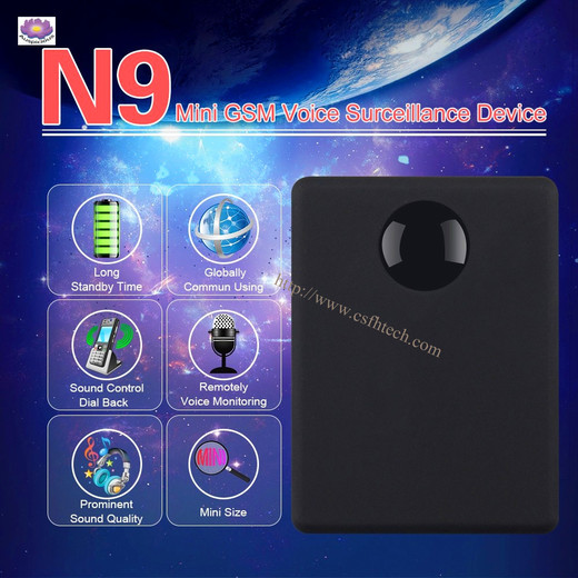 2019 The Best GPS tracker for animals cars and kids mini  N9 Audio Monitor Mini Personal Voice Activation Built in Two MIC GSM Device 12 Days Standby Time Two-Way Auto Answer Made In China Factory