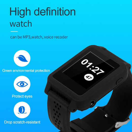 2020 New Best Quality Bluetooth  Smart Watch 16G 8GB 4GB MP3 MP 4 Player with Earphone Support E-book Reader  Voice Record