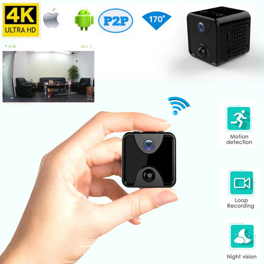 4G Mini Camera,4G Network+Wifi Mini Camera,4K 2.4G Wireless WIFI P2P Camera 170D Wide Angle IR IP Network Mini Recorder R7  