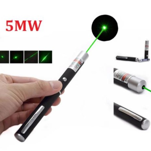 Csfhtech  Laser Sight Pointer 5MW High Power Green Blue Red Dot Laser Light Pen Powerful Laser Meter 405Nm 530Nm 650Nm Green Lazer