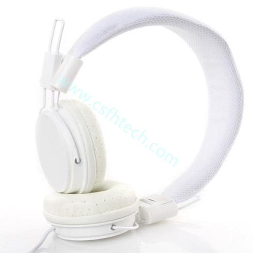 Csfhtech Wired Headband 10color Kids Extender Ear Headphones Coaxial Stylish Headband Earphones for iPad Tablet Smart phones