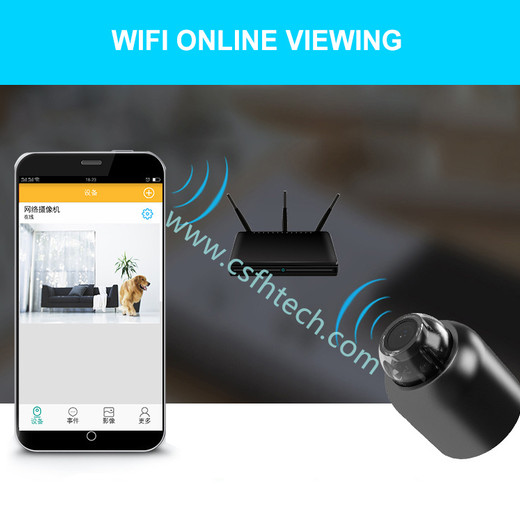 Csfhteh Mini Camera Wireless wifi 1080P Surveillance Security Night Vision Motion Detect Camcorder Baby Monitor IP Cam