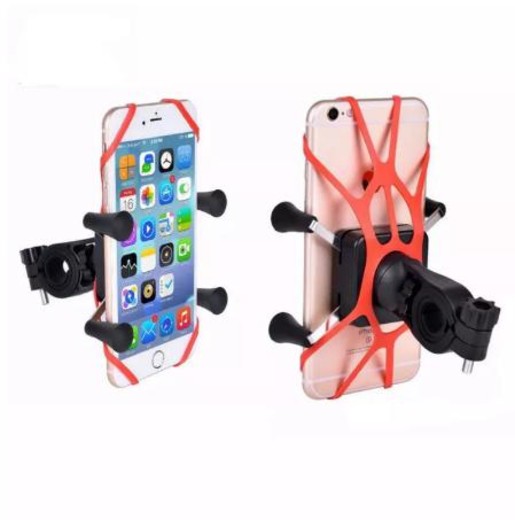 Csfhtech Bike X-Grip Bicycle Mobile Phone Holder Accessories Stand Support Moto GPS For iPhone X Cell Phone Motorcycle Grip Mount Holder
