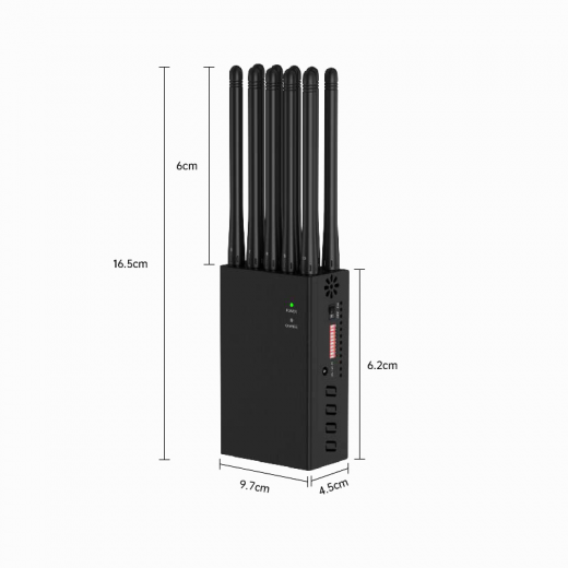 10-channel handheld signal jammer,10-band portable signal jammer,10-way handheld interference device,signal blocker,signal shield device