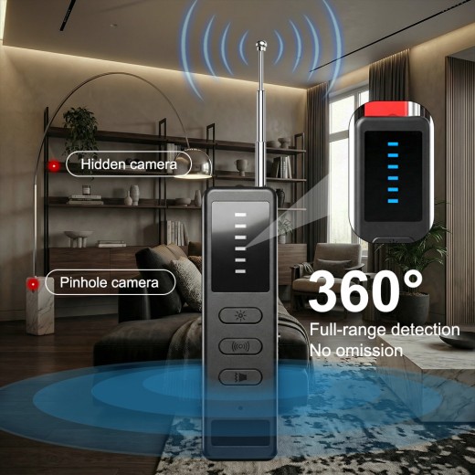 Signal Detector,GPS Signal Detector,Hidden Camera Detector,Cell Phone Signal Detector,Anti-Spy Camera Detector,Multi-function Detector,Anti-Eavesdropping & Anti-Spy Detector