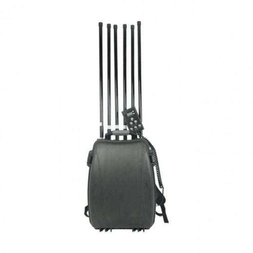 7200MHz 5 band 250W Backpack Drone Jammer Device Anti Drone System