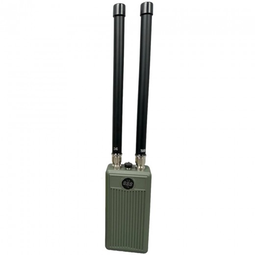 Dual band jamming FPV 300 meter range 2.4G 900MHz Drone FPV jammer