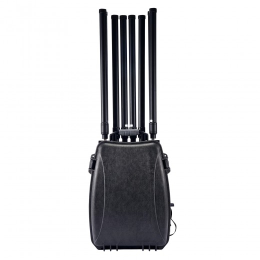 8 Channels Backpack Model System Drone Detector Anti Drone Plastic Backpack Jammer