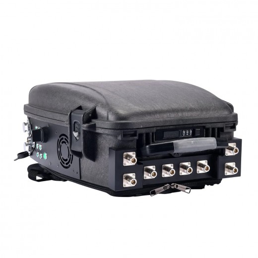 8 Channels Backpack Model System Drone Detector Anti Drone Plastic Backpack Jammer